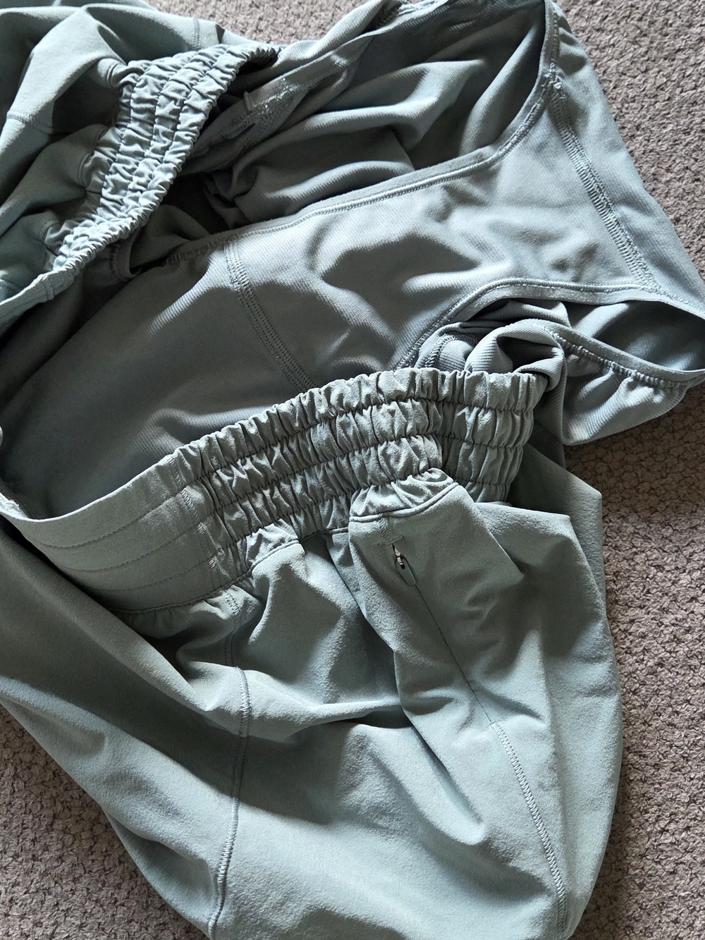 Women’s Performance Shorts - Sage Green - Picture 8 of 9
